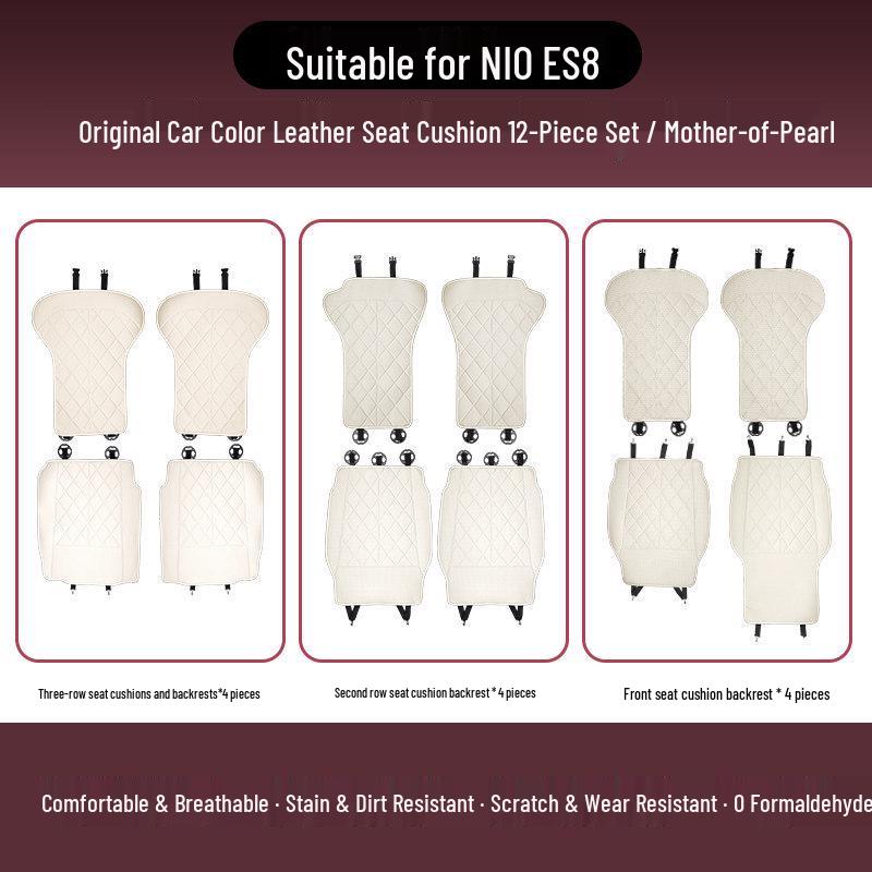 Ventilated Breathable Seat Cushion Cover for 26 Nio ES8 Models - Car Interior Accessories 26 Models of Nio ES8