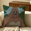 Sassy The Sasquatch Cushion Cover Pillow Cover Nordic Minimalist Throw Doublesided Print Cushion Case For Sofa Bedroom Decor