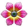 Home Decoration Sculpture Indoor Outdoor Metal Flower Ornament Garden Craft Wall Hanging Iron Art