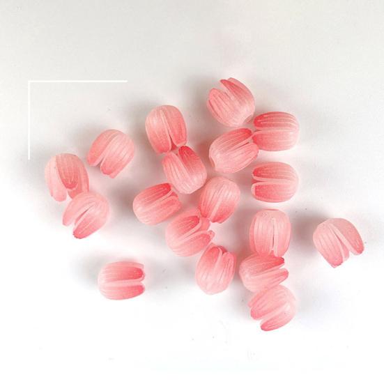 Tulip Night Light Material Pack Handmade Desk Lamp Kit with Warm Light Flower Petal Light String Decoration Romantic Atmosphere Light for Bedroom Car