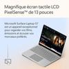 Portátil Microsoft Surface Laptop 13" Pantalla Táctil Copilot+PC Snapdragon® X Plus 16 GB RAM 256 GB SSD Platino
