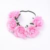 Bohemian Rose Wreath Headband for Halloween Party