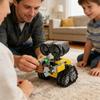 217Pcs Space Mini Robot Building Bricks Toys Tracked Bot Model Classic Movie Sci-Fi Blocks Dolls Friends Adult Gifts MOC and Kid Friendly Entertaining