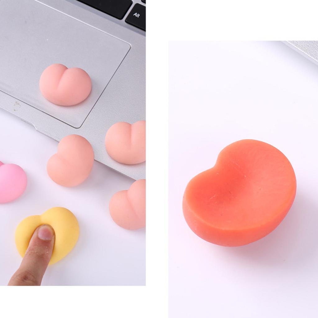 Novelty Squeezable Toy Soft TPR Stretchy Peach Butt Stress Vent Toy Party Favor Pressure Release Toy ADD Children Gift