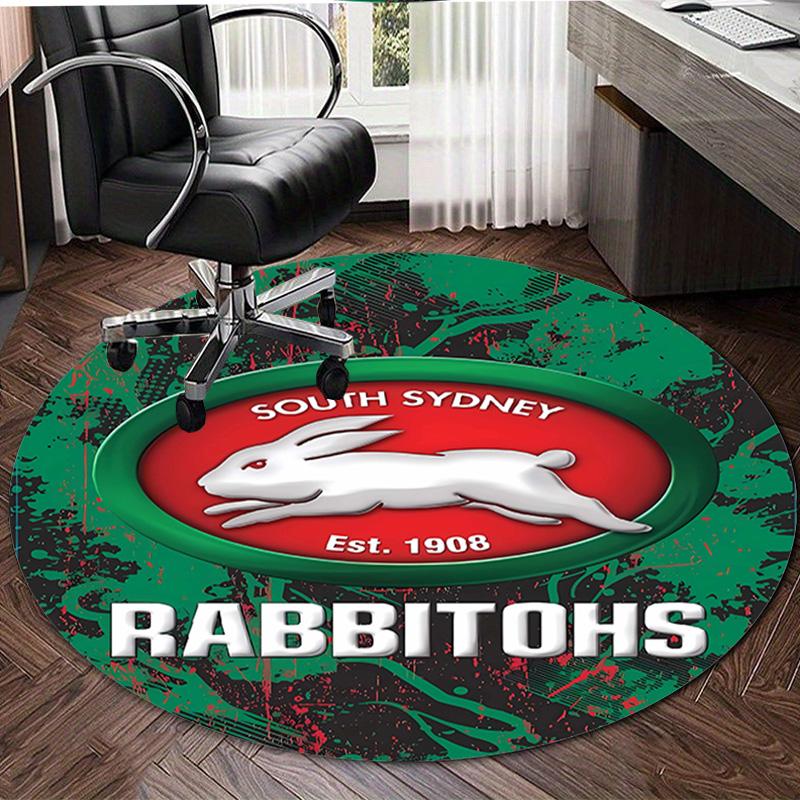 1pc Football Team (16) Design Printed Area Round Carpet for Bedroom Living Room Home Decor Rugs Mat Non Slip Mat Rug for Bedside