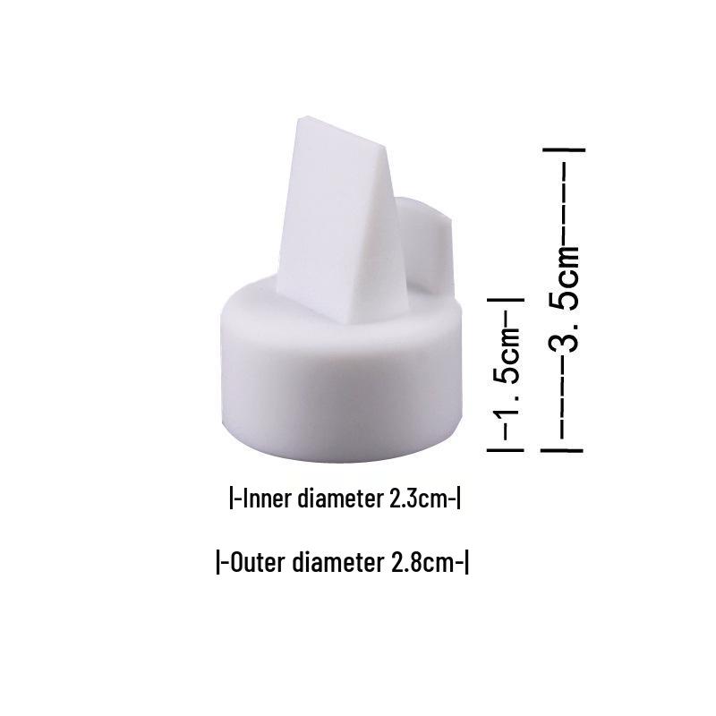 

Manual Breast Pump Accessories: Anti-Spill, Anti-Backflow One-Way Valve, Triangular and Liquid Silicone Duckbill Valve