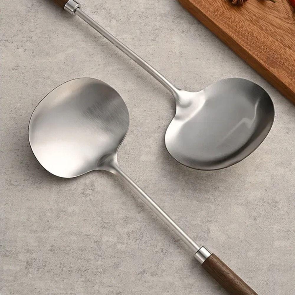 Comfortable Handle Steak Spatula Stainless Steel Stainless Steel Spatula  Kitchenware Supplies