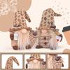 2Pcs Couple Coffee Gnomes Plush Decorations - Gift for Christmas, Birthdays, Valentine's Day, and Coffee Gnome Lovers, Ideal Coffee Bar Decor for