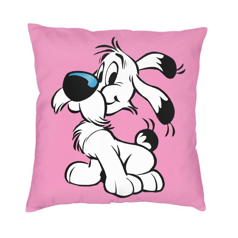 Anime Asterix Obelix Idefix Throw Pillow Covers Decor Home Adventure Comic Dogmatix Sofa Chair Cushion Cover Square Pillowcase