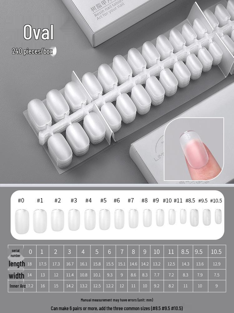 Ultra-Thin Seamless False Nails: Full & Half Cover No-Buff Nail Art Patches for Salons