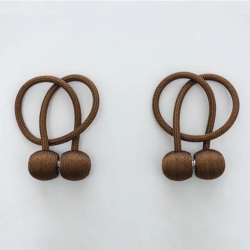 Magnetic Curtain Tieback Earphone Holder Rope Strap Hook Accessories