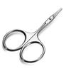 Curved Blade Eyebrow Scissors Professional Stainless Steel Precision Trimmer Eyebrow Eyelash Hair Remover Tool Nose Hair Scissor