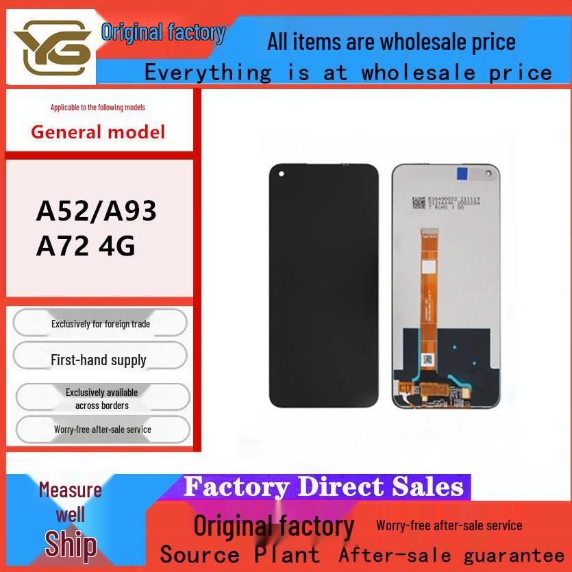 

OPPO A52/A72/A92 Integrated LCD Screen Replacement Assembly A72 4G Black Assembly