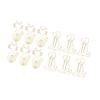 100Pcs Gold Paper Clips Metal Rustproof Plating Process Gold Fadeless Widely Used Cute Paper Clips f