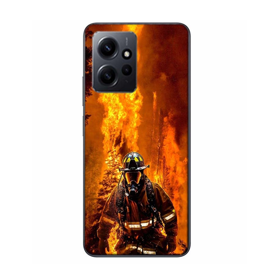 

Firefighter Training Phone Case For Redmi Note 14 15 Pro 5G 13 12 Pro Plus 11 11T 11E 11S 10 Pro 10S 9 9S Cover Cell Clear TPU C Redmi Note 15 4G