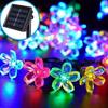 Cross-Border LED Cherry Blossom String Lights for Outdoor Christmas Décor