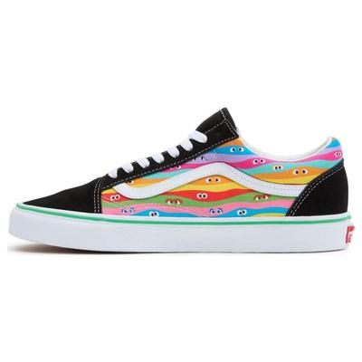 Sesame Street X Old Skool 'Rainbow Stripes' Vans VN000D3HBMB