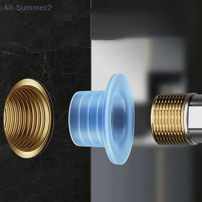 {MX} 50Pcs Faucet Leak-proof Sealing Gasket Silicone Washer Triangle Valve Rubber Pipe Hose Prevent Dripping Leakage Plug
