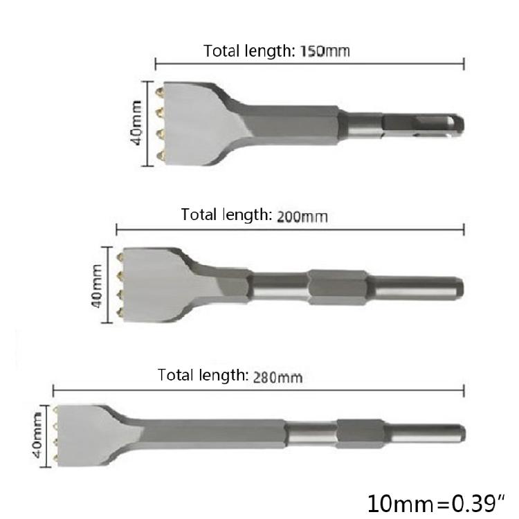 Wear-resistant Cemented Carbide Chisel Set Rotary Hammer Drill Bit Set