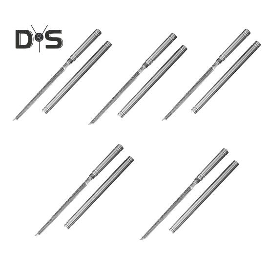 1/2/3/4/5 ks Přenosný kráječ na ovoce s pouzdrem Čepele z nerezové oceli Snadno se čistí Kráječ na zeleninu Ergonomická rukojeť Víceúčelový kráječ pro