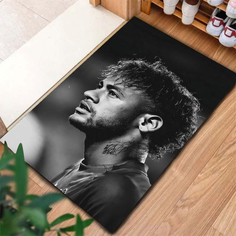 Neymar Carpet Rug for Living Room Bedroom Home Sofa Decoration,Kids play Non-slip Floor Mat