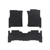 Black Dirt-Resistant Nylon Car Floor Mats for Toyota 06-09 Prado - Velvet Finish