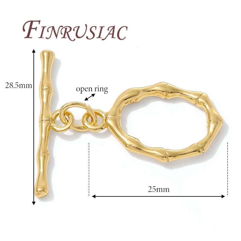 18K Gold Plated Toggle Clasp For Jewelry,Bracelets Locks,OT Clasp For Jewellery,Necklace Clasps Connectors,DIY Accessories