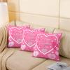 1 Valentine's Day Pillow Cover - Pink Heart Love Pattern