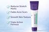 Crème Éclaircissante Triple Action pour Cicatrices, Vergetures, Marques d'Acné & Gel de Réparation Cutanée Formule Avancée de Réparation Cutanée pour un Teint Lisse et Uniforme Rapide Ab