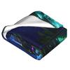 Bioluminescent Bird Mystical Rainforest Night Blankets Fleece Throw Blanket for Couch Bedding Outdoor Throws Bedspread Quilt