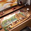 HYBXAXC Cartoon CUTE Capybara Mouse Pad Non-slip Desk Mat PC Laptop Accessories Rubber Office Keyboard Large Gamers Decoracion