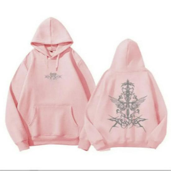 Hooded Sweatshirt with Wings Print (Unisex, 2025)
