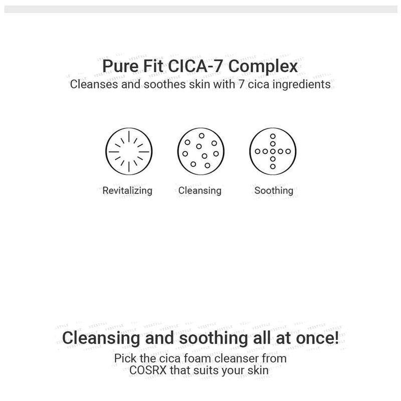 COSRX - Pure Fit Cica Creamy Foam Cleanser