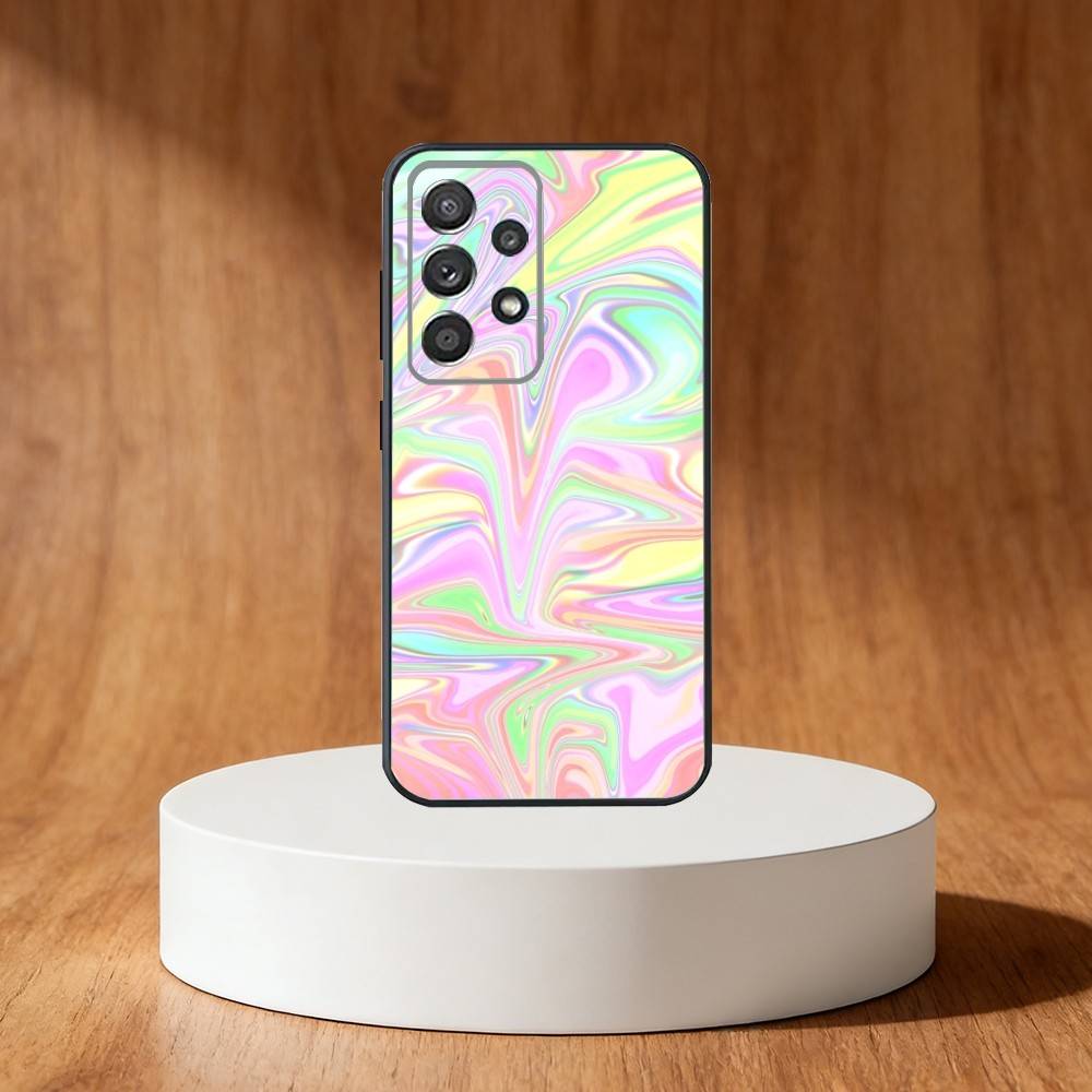 Laser Style Phone Case For Samsung S25,S24,S21,S22,S23,S30,Ultra,S20,Plus,Fe,Note,10,9,5G Black Cover