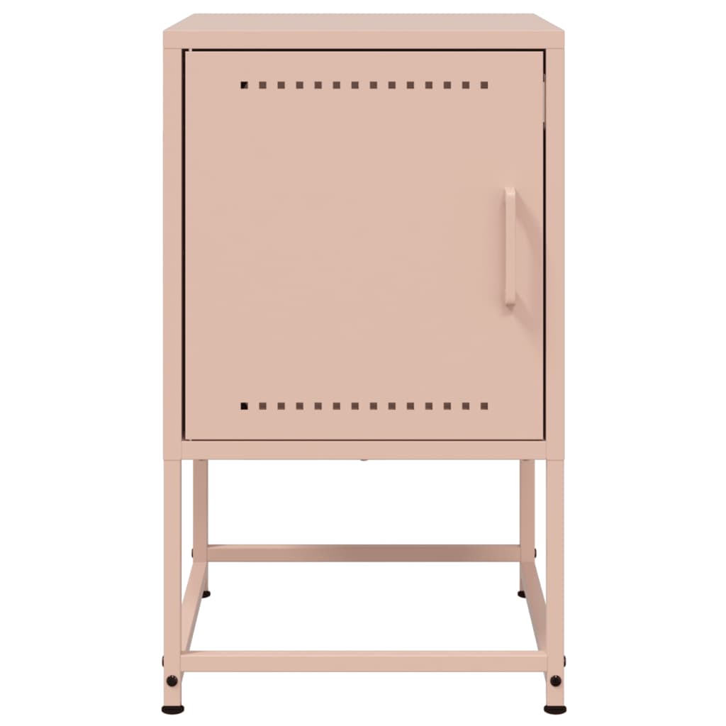 Nightstand Pink 36 x 39 x 60.5 cm Steel