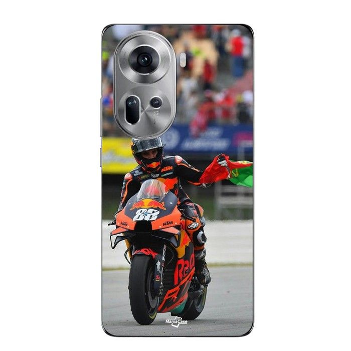 Coque Pour Oppo Reno 11 5g Miguel Oliveira moto gp drapeau portugal Maniacase