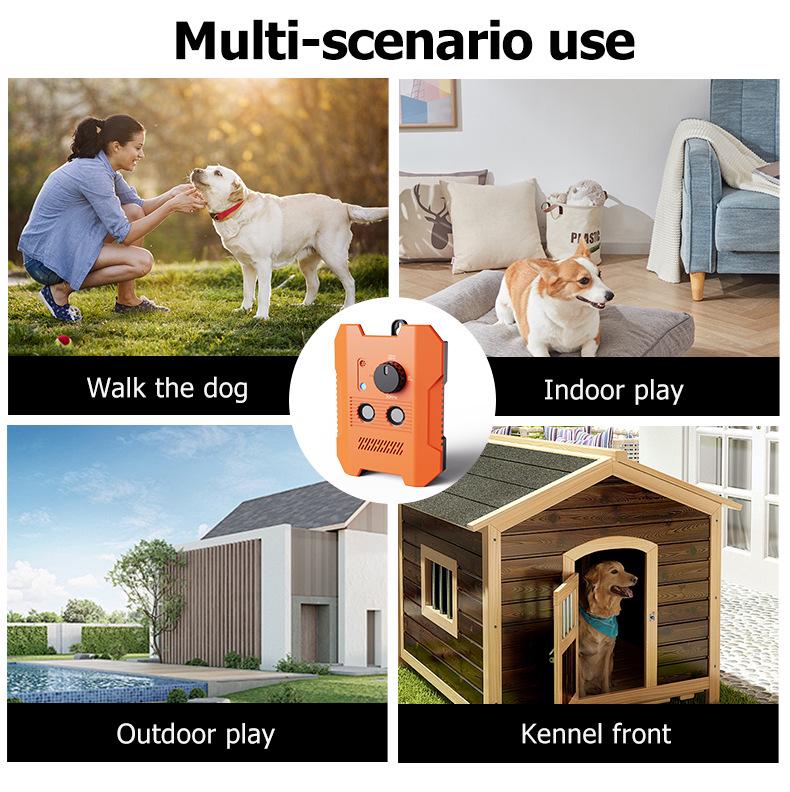 Tragbarer intelligenter Hundetrainer: Ultraschall-Antibellmittel