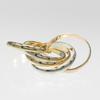CARTIER Trinity 5 stations Ring K18 Gold (YGxPGxWG) #4.9(US Size) 8.31g Women Used