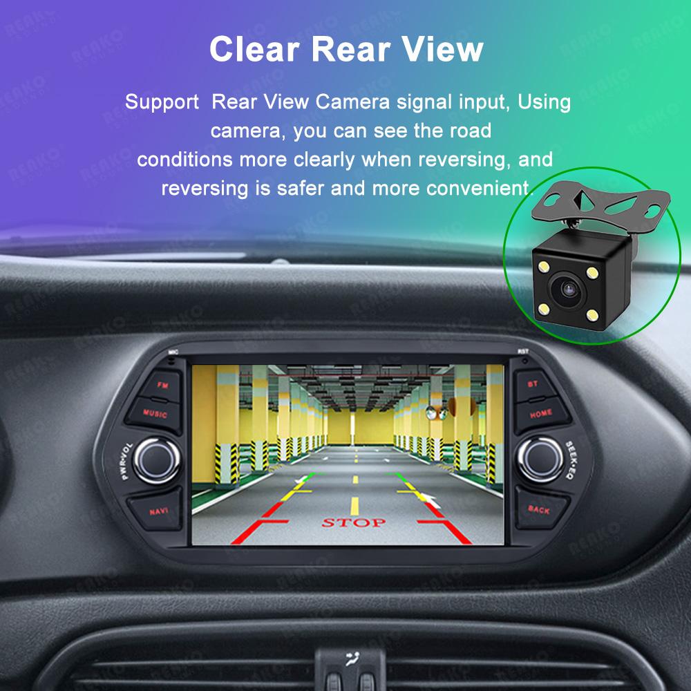 Reakosound Auto-Radio-Player Android WIFI Carplay + Android Auto GPS Navi Für Fiat Tipo Egea 2015-2017 Auto Stereo RDS KEINE DVD