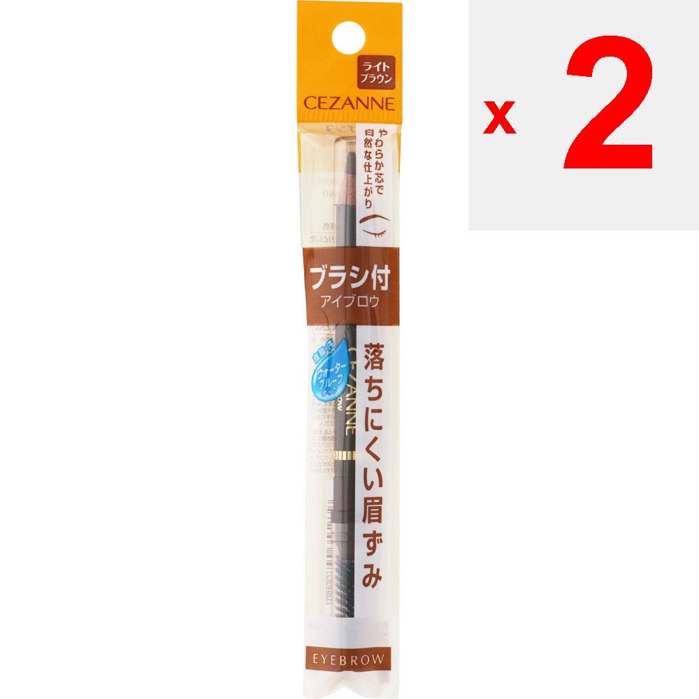 CEZANNE Poudre à sourcils Sezanne avec pinceau 01 Marron clair Maquillage des yeux Sourcils Utilisez le pinceau pour dessiner chaque poil de sourcil individuel afin de créer l'ensemble
