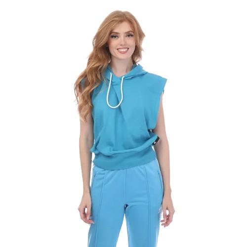 Adidas Womens/Ladies Studio Lounge Sleeveless Hoodie