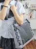 New Y2K Sweet Lolita Pink Ita Bag Women Japanese Transparent Large Capacity Tote Bag Ladies Harajuku Kawaii Handbag Aesthetic