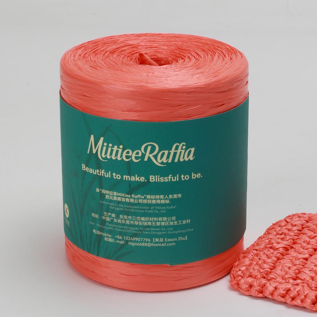 MT001-MT087 Natural Raffia Yarn For Wrapping Knit Wire Natural Color Matte Texture Raffia Paper Ribbons For Hat DIY Decoration