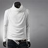 Halber Rollkragenpullover mit langen Ärmeln für Herren, koreanische Version der Kleidung, Herbst-Bodenhemd für Herren
