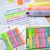 6 Stück Mini 6 Farben Fluoreszenz Textmarker Marker Stifte Büro Schulbedarf