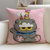 Friendly ZZOFRIENDSS Cushion Cover Breathable and skinfriendly linen pillowcase square removable and washable cushion
