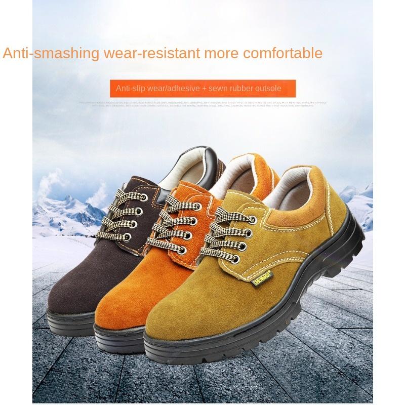 Labor Insurance Shoes, Smash-proof, Smash-proof, Stab-proof Safety Shoes, Acid and Alkali-resistant Protective Shoes
