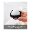 Yamazaki Jitsugyo Magnetic Silicone Facial Brush Black W6.6 X D6.6 X H3.8cm Tower Facial Cleansing Brush Magnetic Wall Storage 10615