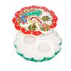 Marble Made Round Shape Roli Rice Kumkum Ganesh Chopra for Tilak Tika, Wedding Gifts, Raksha Bhandhan Gift