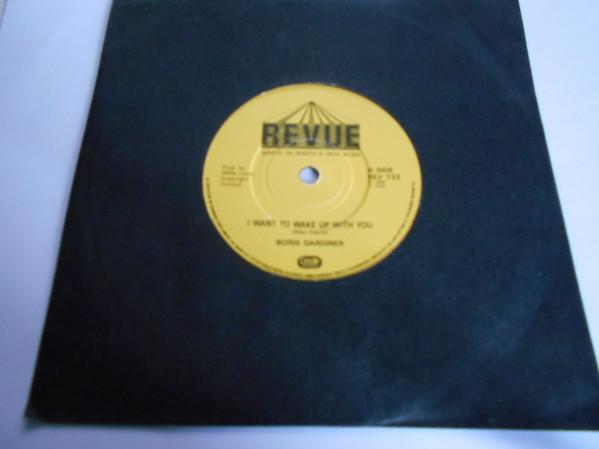 7inch Record BORIS GARDINER - I Want To Wake Up With You REV733 Revue Records 1986 UK Reggae, Ska & Dub Used